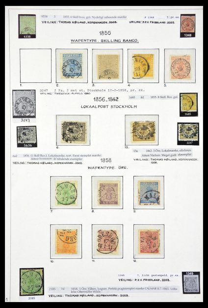 Stamp collection 29367 Sweden 1855-2006.