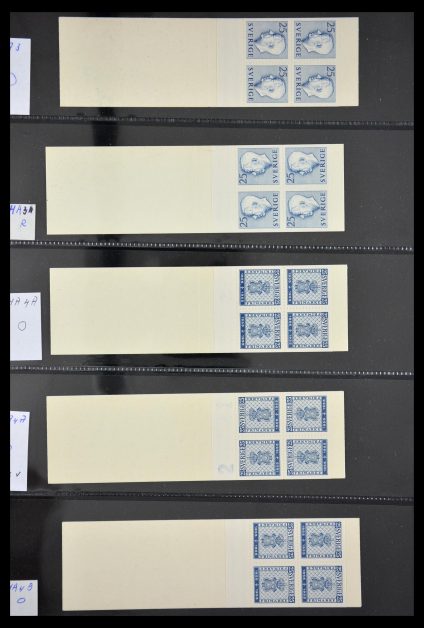 Stamp collection 29368 Sweden stamp booklets 1942-1996.