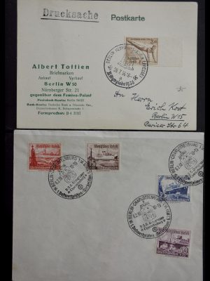 Stamp collection 29382 Germany covers and FDC's 1936-1965.