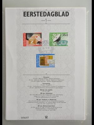 Stamp collection 29403 Netherlands 1st day pages 1981-2010.