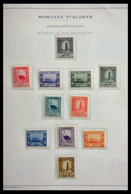 Stamp collection 29430 Italian Somalia 1950-1965.