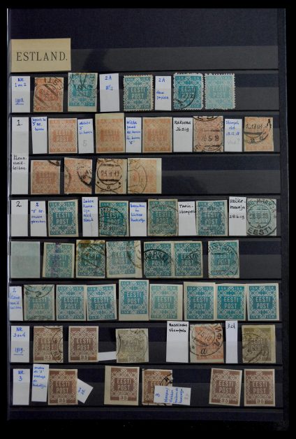 Stamp collection 29450 Estonia 1918-1940.