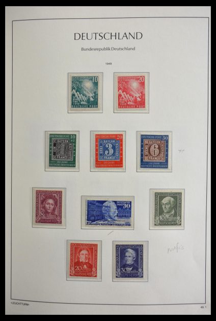 Stamp collection 29452 Bundespost 1949-1974.