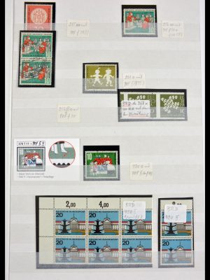 Stamp collection 29491 Bundespost plateflaws 1957-1994.