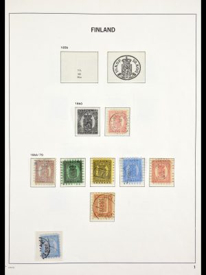 Stamp collection 29506 Finland 1860-1983.