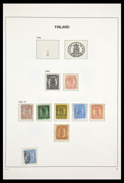 Stamp collection 29506 Finland 1860-1983.