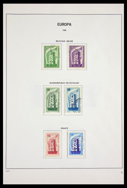Stamp collection 29515 Europa CEPT 1956-1994.