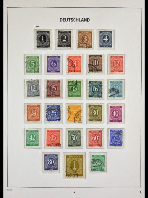 Stamp collection 29524 Bundespost 1946-2000.