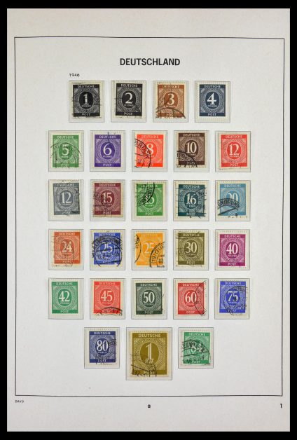 Stamp collection 29524 Bundespost 1946-2000.