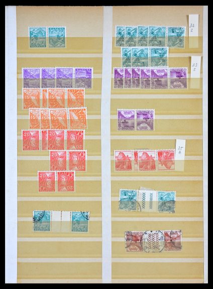 Stamp collection 29549 Switzerland combinations.