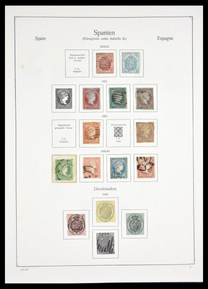 Stamp collection 29559 Spain 1850-1994.