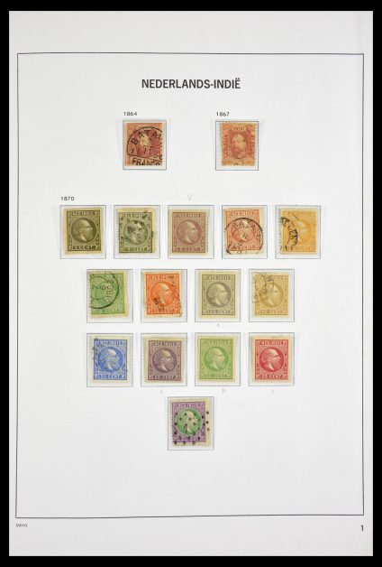 Stamp collection 29561 Dutch east Indies 1864-1948.