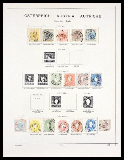 Stamp collection 29562 Austria and territories 1850-1975.