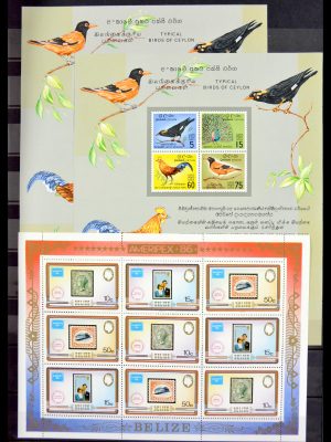 Stamp collection 29584 World souvenir sheets 1980-2011.