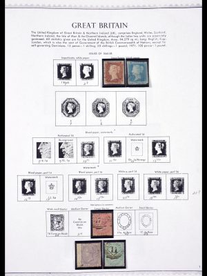 Stamp collection 29596 Great Britain 1841-1998.