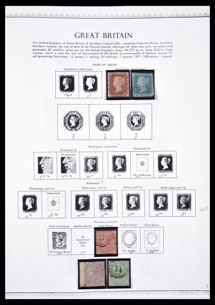 Stamp collection 29596 Great Britain 1841-1998.