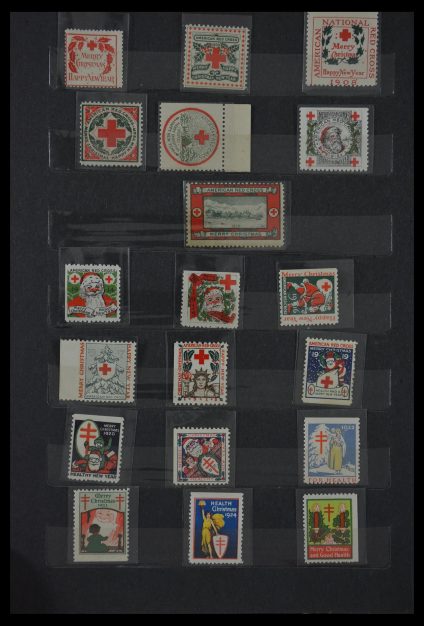 Stamp collection 29603 USA Christmas seals 1907-1977.