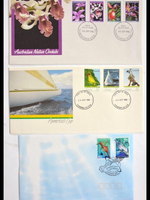 Stamp collection 29611 Australia FDC's 1954-2004.