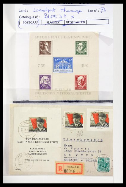 Stamp collection 29653 DDR 1945-1990.