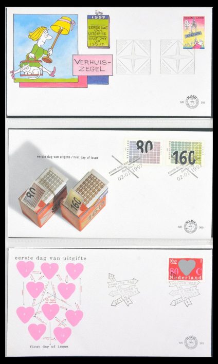 Stamp collection 29666 Netherlands 1997-2011 FDC's.