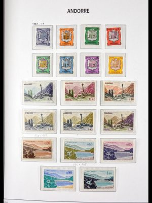Stamp collection 29689 French Andorra 1962-1999.