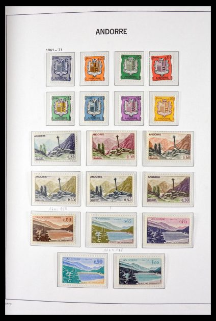 Stamp collection 29689 French Andorra 1962-1999.