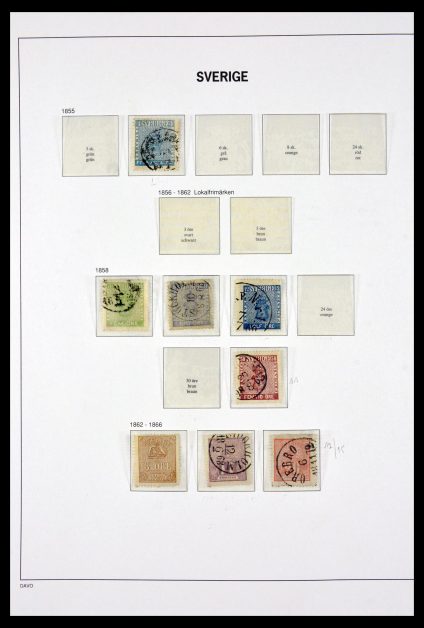 Stamp collection 29691 Sweden 1855-1984.