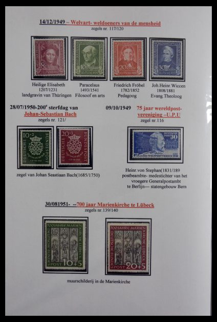 Stamp collection 29715 Bundespost 1949-2000.