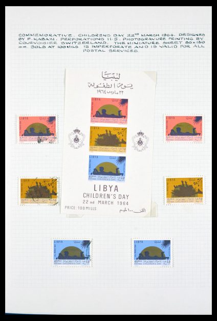 Stamp collection 29785 Lybia 1964-1969.