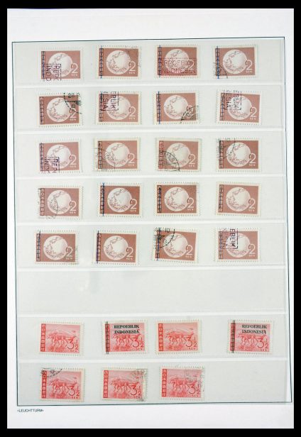 Stamp collection 29786 Interimperiod Indonesia 1945-1948.