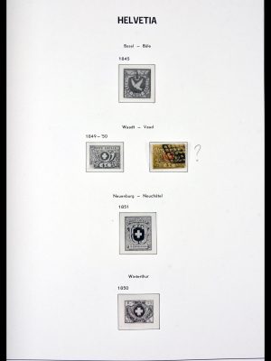 Stamp collection 29848 Switzerland 1849-1969.