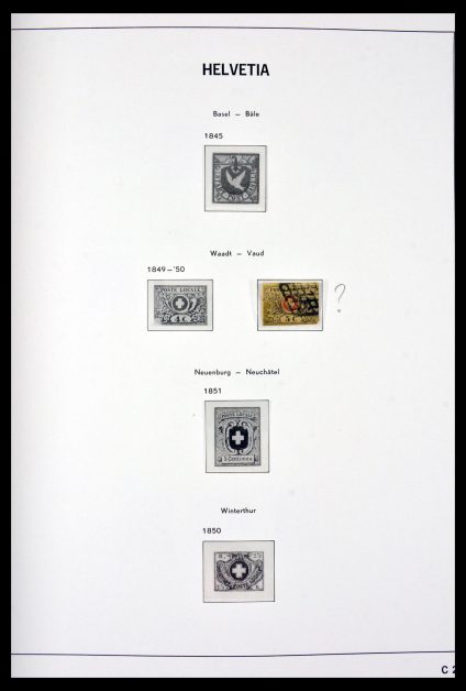Stamp collection 29848 Switzerland 1849-1969.