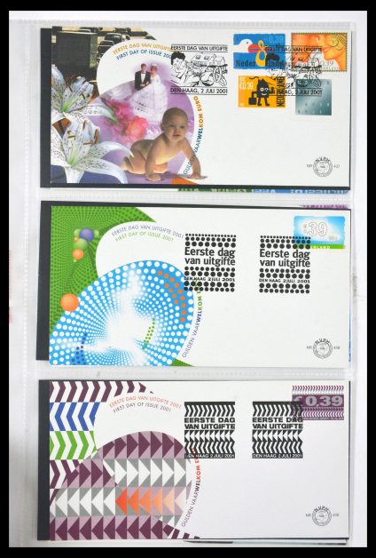 Stamp collection 29850 Netherlands FDC's 2001-2012.