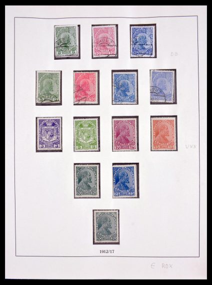 Stamp collection 29858 Liechtenstein 1912-1988.