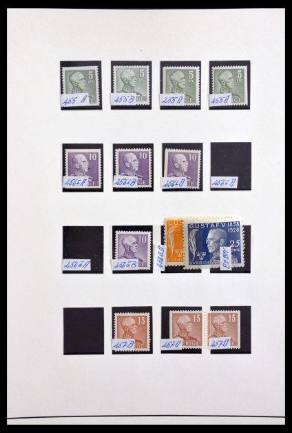 Stamp collection 29875 Sweden 1930-1980.