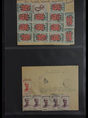 Stamp collection 29885 Madagascar 1890-1950.