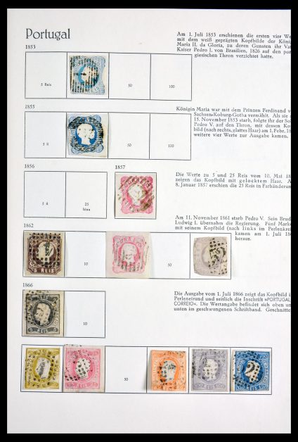 Stamp collection 29891 Portugal 1853-1970.