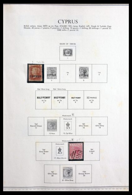 Stamp collection 29898 Cyprus 1880-1995.