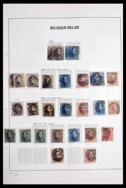 Stamp collection 29914 Belgium 1849-2003.