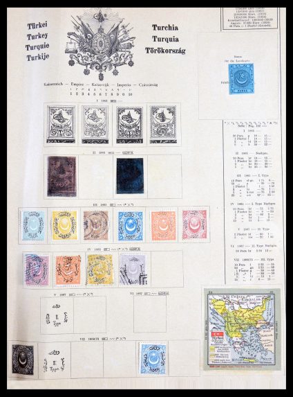 Stamp collection 29915 Turkey 1863-1987.