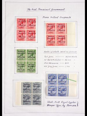 Stamp collection 29921 Ireland 1922.