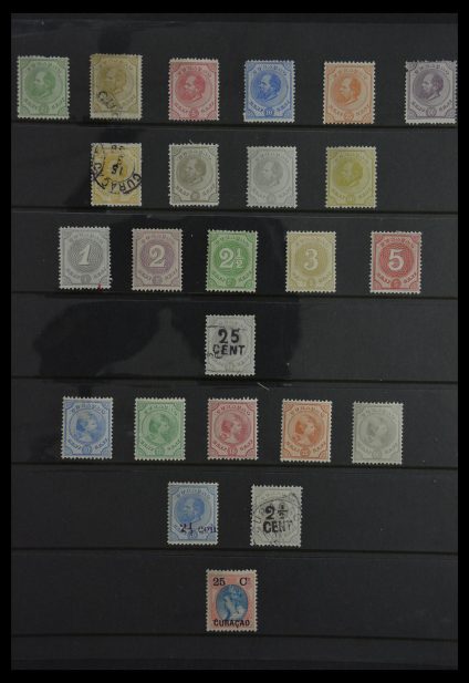 Stamp collection 29934 Curaçao and Surinam 1873-1924.