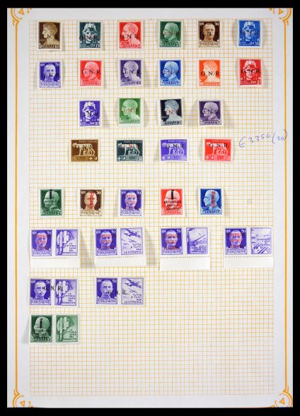 Stamp collection 29947 Italy 1943-1945.