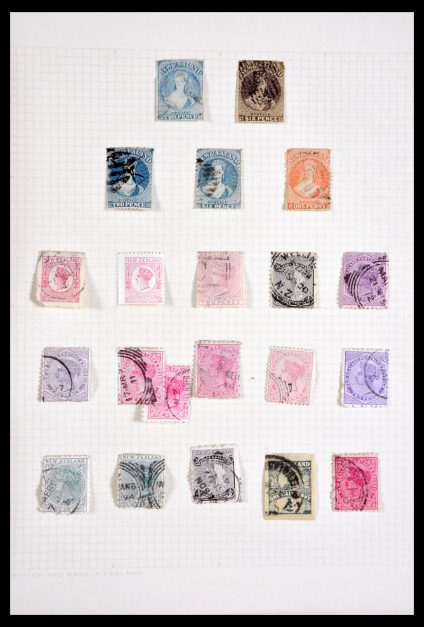 Stamp collection 29955 New Zealand 1855-1965.