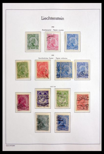 Stamp collection 30024 Liechtenstein 1912-1984.