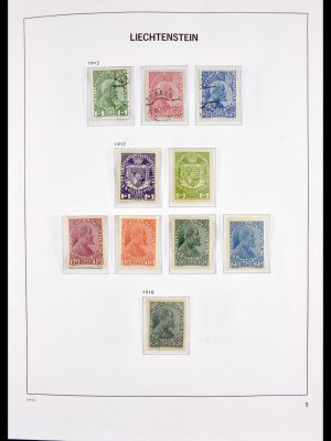 Stamp collection 30045 Liechtenstein 1912-2003.