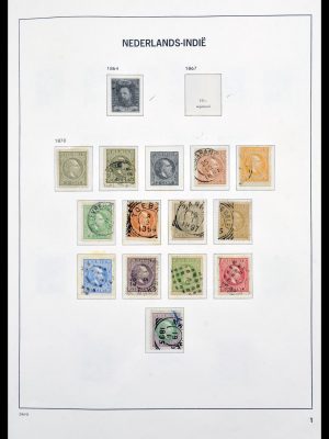 Stamp collection 30105 Dutch east Indies 1870-1948.