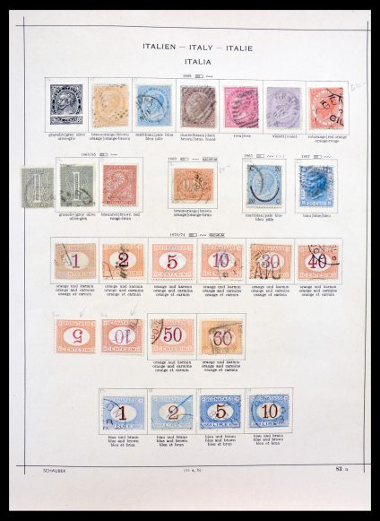 Stamp collection 30143 Italy 1863-1945.