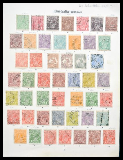 Stamp collection 30144 Australia 1913-1936.
