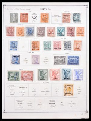 Stamp collection 30147 Italian Eritrea 1892-1940.